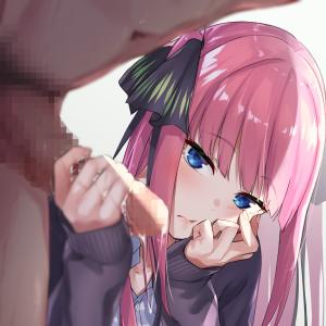 Nino Nakano (The Quintessential Quintuplets) Handjob