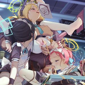 Midori & Yuzu & Arisu & Momoi